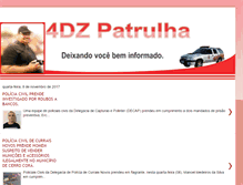 Tablet Screenshot of 4dzpatrulha.com